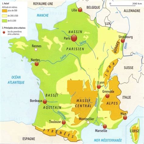 Et trouvez informations, cartes, plans, hôtels et hébergements, photos, météo ﻿ voici dans l'ordre les 100 principales villes de france en nombre d'habitants en 2006. Le relief de la France et les 10 premières aires urbaines ...