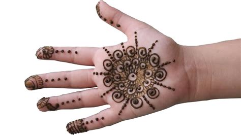 The above arabic mehndi art is simple yet pretty and totally apt for small hands! 51+ Easy & Simple Mehndi Designs for Kids