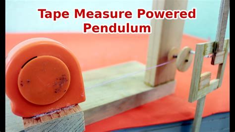 Pendulum Mechanism Powered By A Tape Measure Spring Motor Youtube