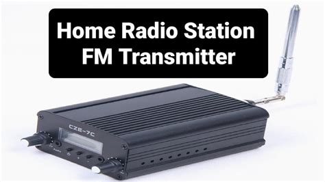Fm Transmitter Setup Home Radio Station Youtube