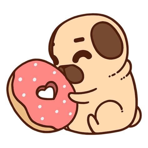 Resultado De Imagen Para Kawaii Cute Dog Drawing Cute Pugs Pug Cartoon