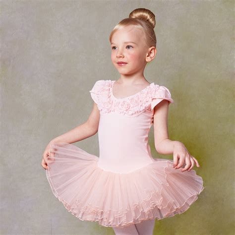 Pink Girls Todders Leotard Tutus Ballerina Dress Cute Short Sleeved