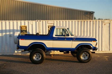 Beautiful 1979 Ford Bronco Ranger Xlt 4x4 460 V8 Automatic For Sale