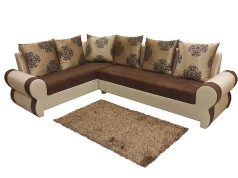 L shaped sofa l shaped sofafurnishes the space with stylish and comfortable aura. Wooden L Type Sofa, Living Room & Plastic Furniture | Iqra ...