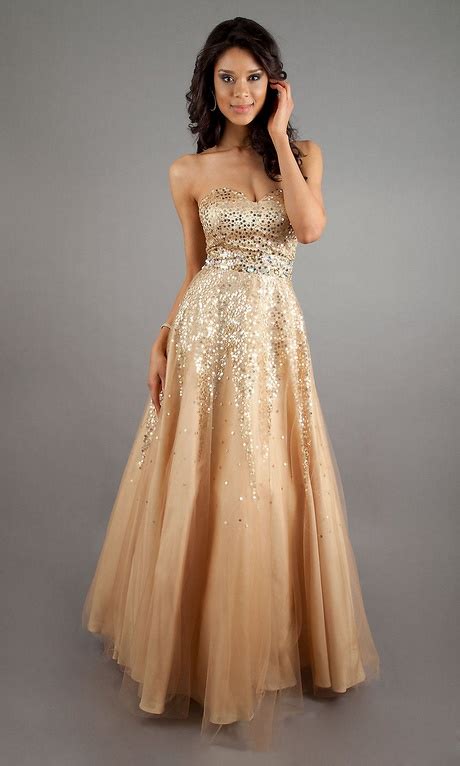 Homecoming Dresses Gold