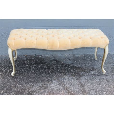 Mid Century French Style Tufted Bench Chairish