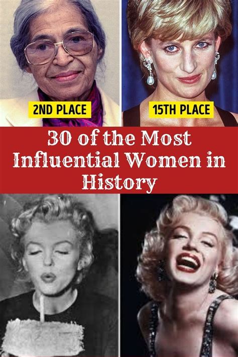 30 Of The Most Influential Women In History Influential Women Women