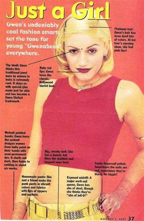 12 Signs You Were A Gwenabee Gwen Stefani 90s Gwen Stefani Gwen