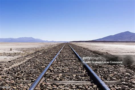 Disused Railway Line In Salar De Uyuni High Res Stock Photo Getty Images
