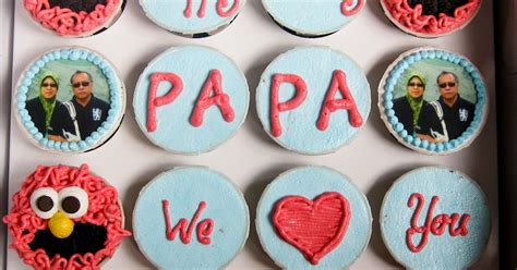 Happy Birthday Papa Haida Cupcake Huda