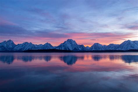 Sunset In Grand Teton National Park Wyoming OC R EarthPorn