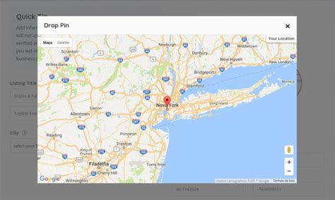 How The Drop Pin Work On Maps Listingpro Documentation