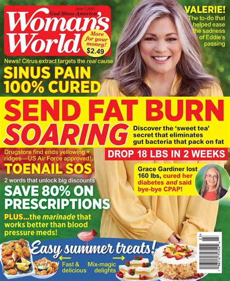 Send Fat Burn Soaring Magazine June 7 2021 Womans World 1 Magazine Delivery Cornershop By Uber