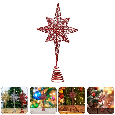 Christmas Tree Star Decorations Bethlehem Star Tree Topper Lighted Star