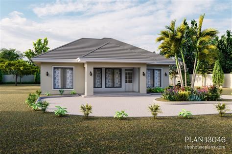 Simple 3 Bedroom House Plans 13046 Afrohouseplans