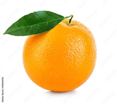 Orange Fruit Isolated On A White Background Stock Photo Adobe Stock