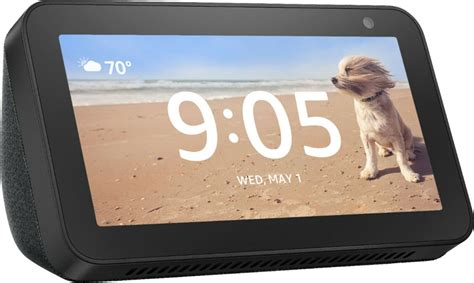 Amazon Echo Show 5th Gen Smart Display With Alexa Charcoal At