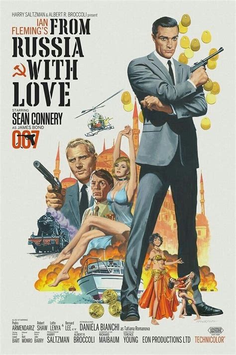 James Bond 2 Bons Baisers De Russie Avec Sean Connery James Bond