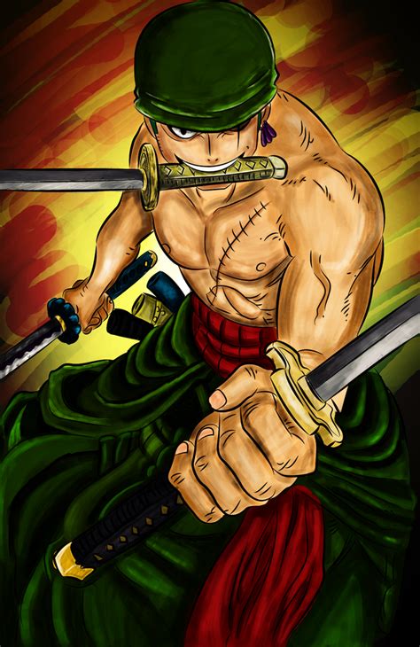 Roronoa Zoro By Dander97 On Deviantart