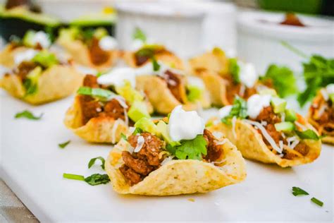 Mini Taco Bowls Best Easy Beef Appetizer Jersey Girl Cooks