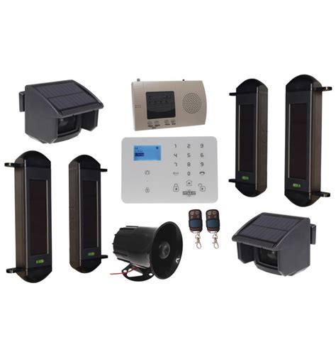 Wireless Solar Perimeter Alarm With Gsm Dialler