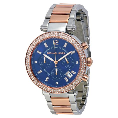 Safe favorite watches & buy your dream watch on chrono24.ae. Michael Kors MK6141 Parker Mini Chronograph Blue Dial ...