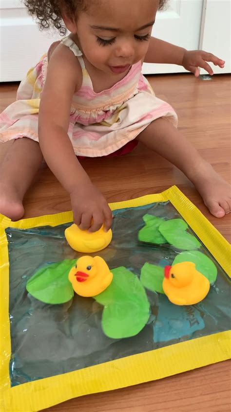 Rubber Duck Pond Sensory Bag Happy Toddler Playtime In 2020 Toddler