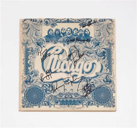 Chicago Band Autographed Album Yourpremiermemorabilia