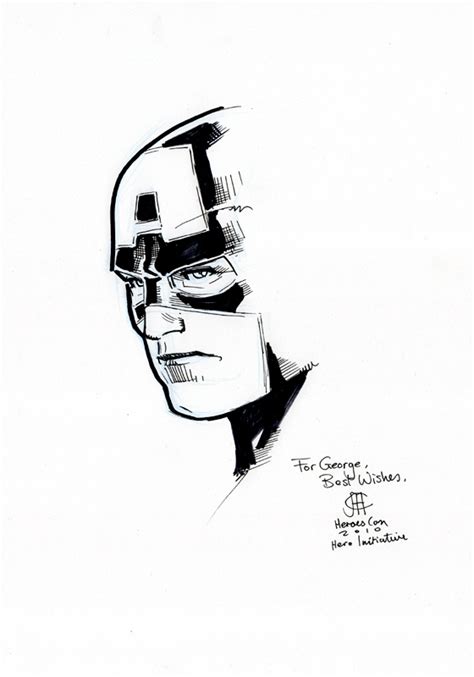 Captain America By Jim Cheung 2010 In George Hs Marvel Captain