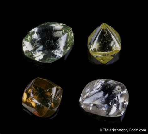 This Is An Assortment Of Natural Diamond Crystals Assembled By A