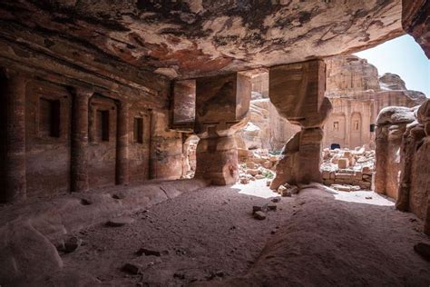 Petra From Inside Inside Petra Jordan Landscape Concept Petra