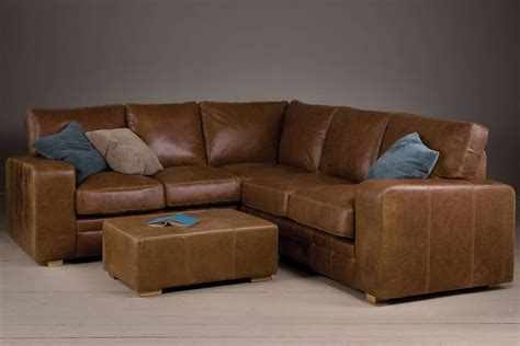 The 30 Best Collection Of Small Brown Leather Corner Sofas