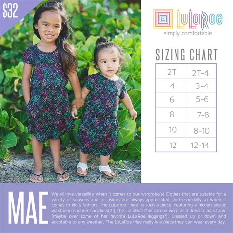 Check Out This Size Chart For Lularoe Mae If You Need Any Help With