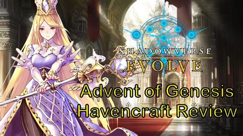 Advent Of Genesis Shadowverse Evolve Set 1 Havencraft Review Youtube