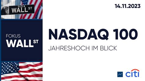 Nasdaq 100 Jahreshoch Im Blick Youtube