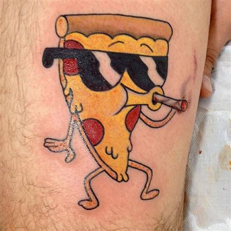 Traditional Steve Pizza Done By Raphael Farias On Sincere Love Tattoos Parlour Rio De