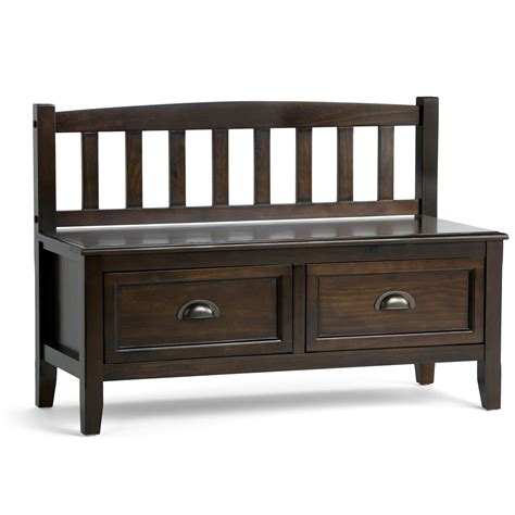 Brooklyn Max Berkshire Solid Wood 42 Inch Wide Traditional Entryway