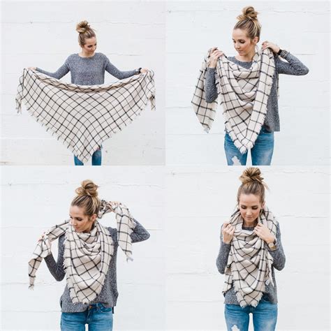 How To Wear A Blanket Scarf Merricks Art