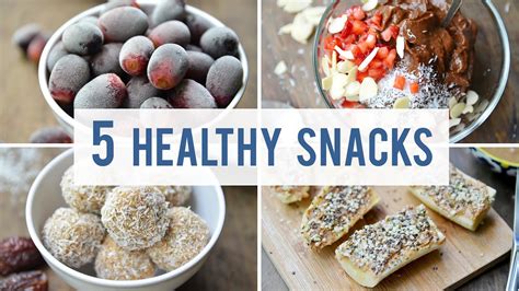 5 Easy Healthy Snacks Satisfy Your Sweet Tooth Youtube