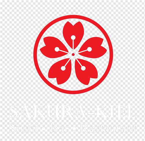 Saigon Sakura Japanese Restaurant Logo Cherry Blossom Wagashi Paper