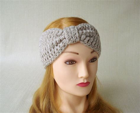 Crochet Turban Headband For Women Crochet Ear Warmer Headband Winter