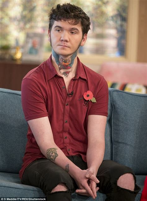 This Morning Guest Says His Tattoo Stops Him Getting Job Daily Mail