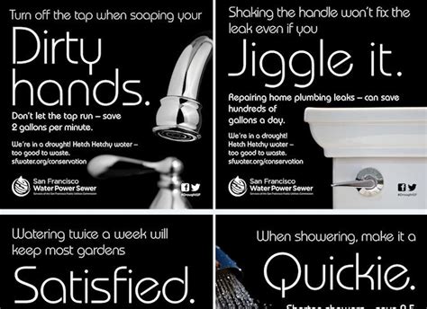 Sexy Water Conservation Ads Trump Fines In S F Drought Fight