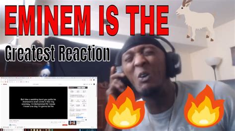 Eminem Greatest Reaction Youtube