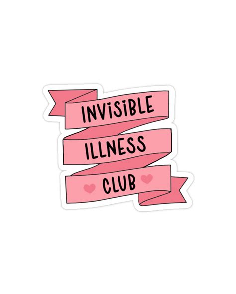 Invisible Illness Club Enamel Pin Hidden Disability Etsy
