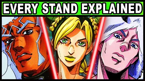 All 25 Stands In Jojos Bizarre Adventure Stone Ocean Explained Every Stand In Jojos Part 6