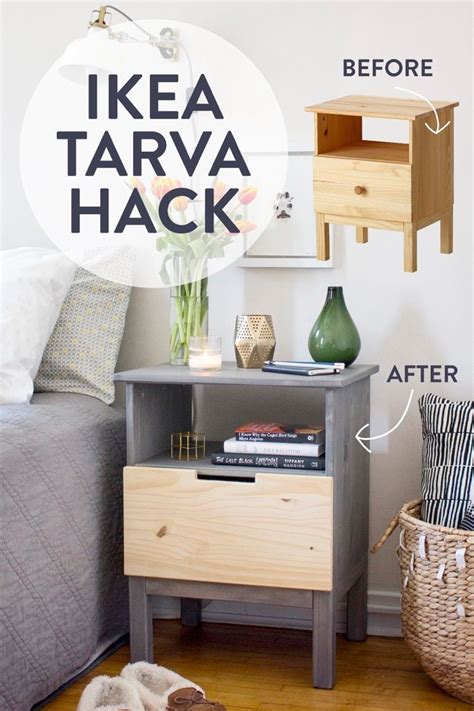 Ikea Hack Tarva Nightstand Gets Tech Friendly In 2020 Ikea