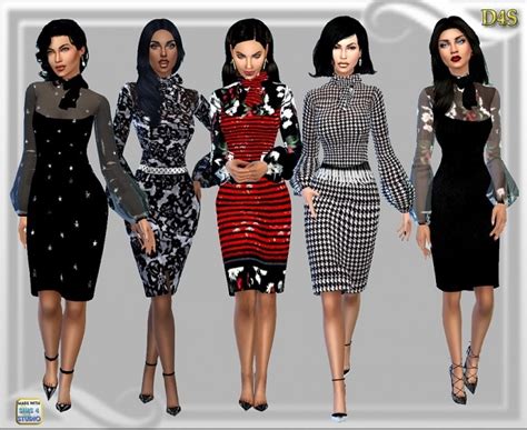 Designer Look Bow Dress At Dreaming 4 Sims Sims 4 Updates