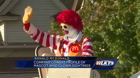 Ronald Mcdonald Gets Lower Profile Amid Clown Sightings