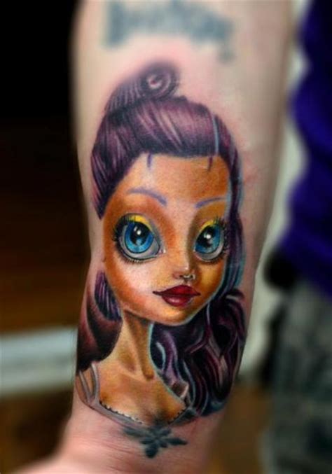 Is there anything more gorgeous than a beautifully tattooed, beautiful lady? Violet Hair Barbie Doll tattoo by Resul Odabaş | Best ...